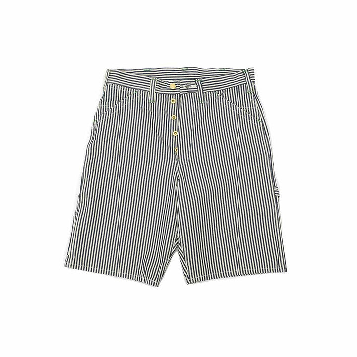 SUGAR CANE - 11oz. HICKORY STRIPE WORK SHORTS - SC52566
