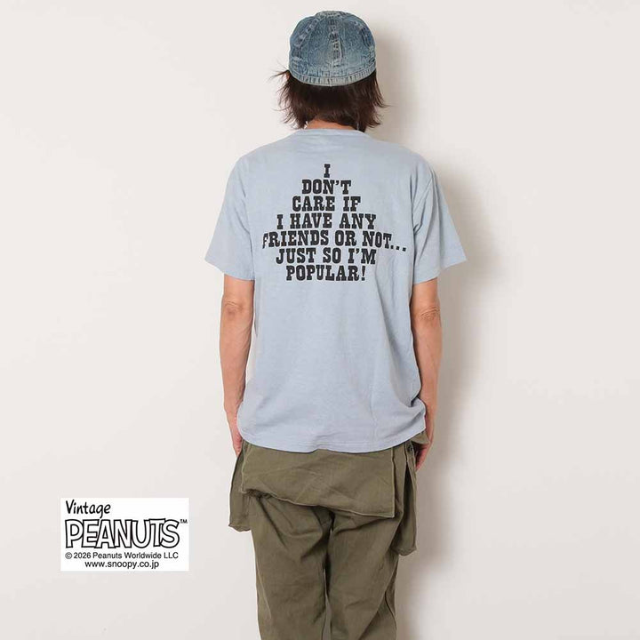 WAREHOUSE - S/S T-SHIRT - I DON'T CARE - LUCY - YP126S-3