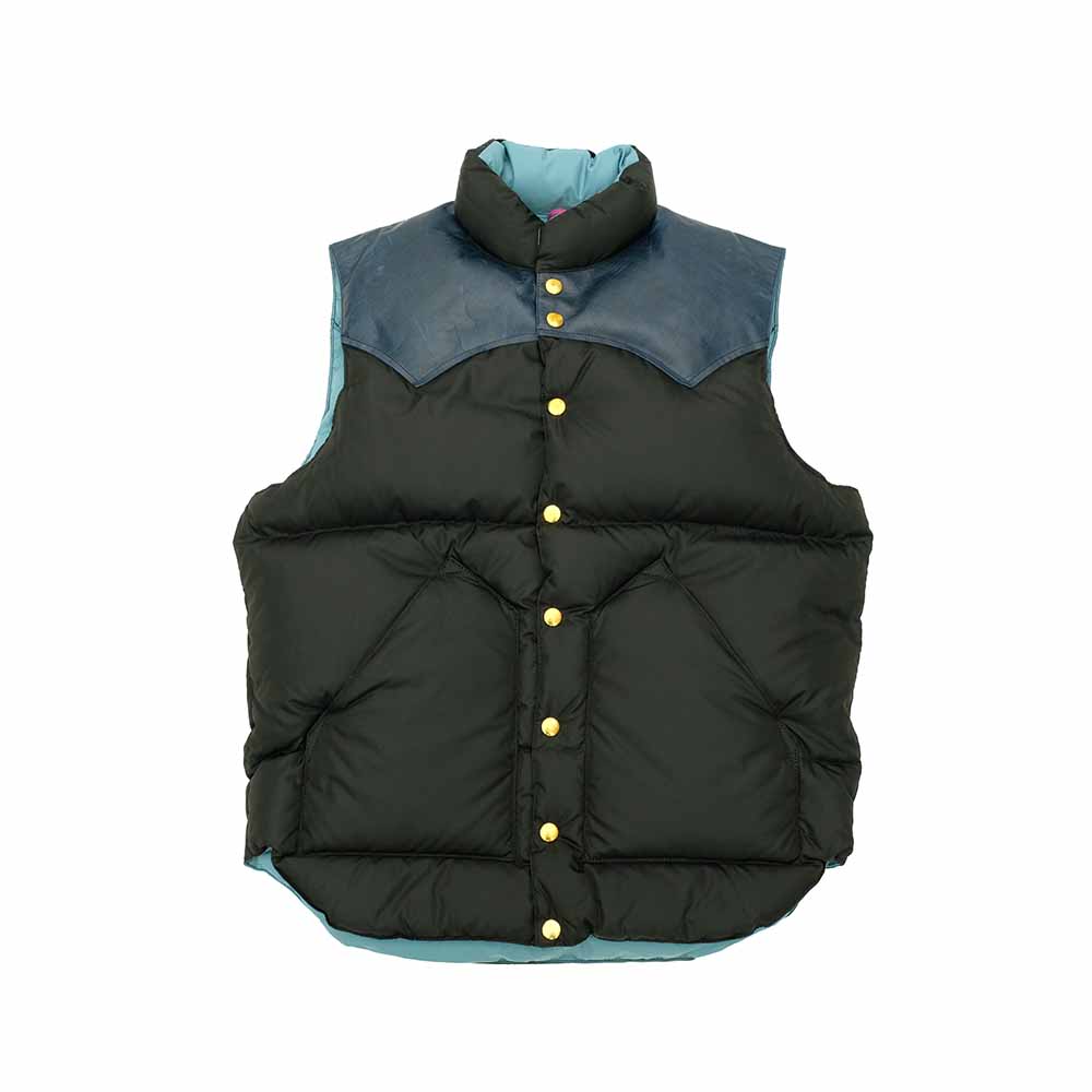 WAREHOUSE × Rocky Mountain Featherbed - NYLON DOWN VEST - WHRM-2221