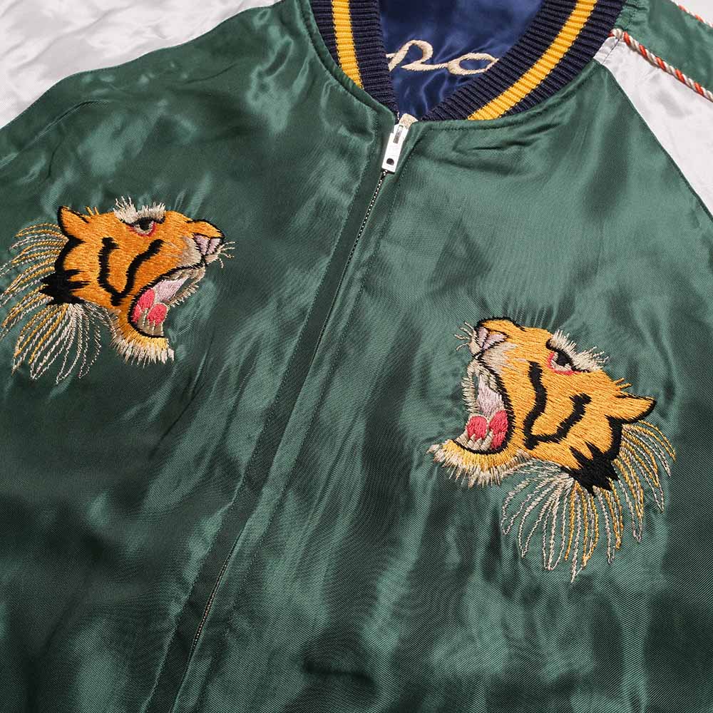 TAILOR TOYO - Acetate Souvenir Jacket - ROARING TIGER x EAGLE - TT15972-145