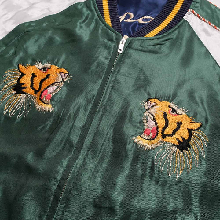 TAILOR TOYO - Acetate Souvenir Jacket - ROARING TIGER x EAGLE - TT15972-145