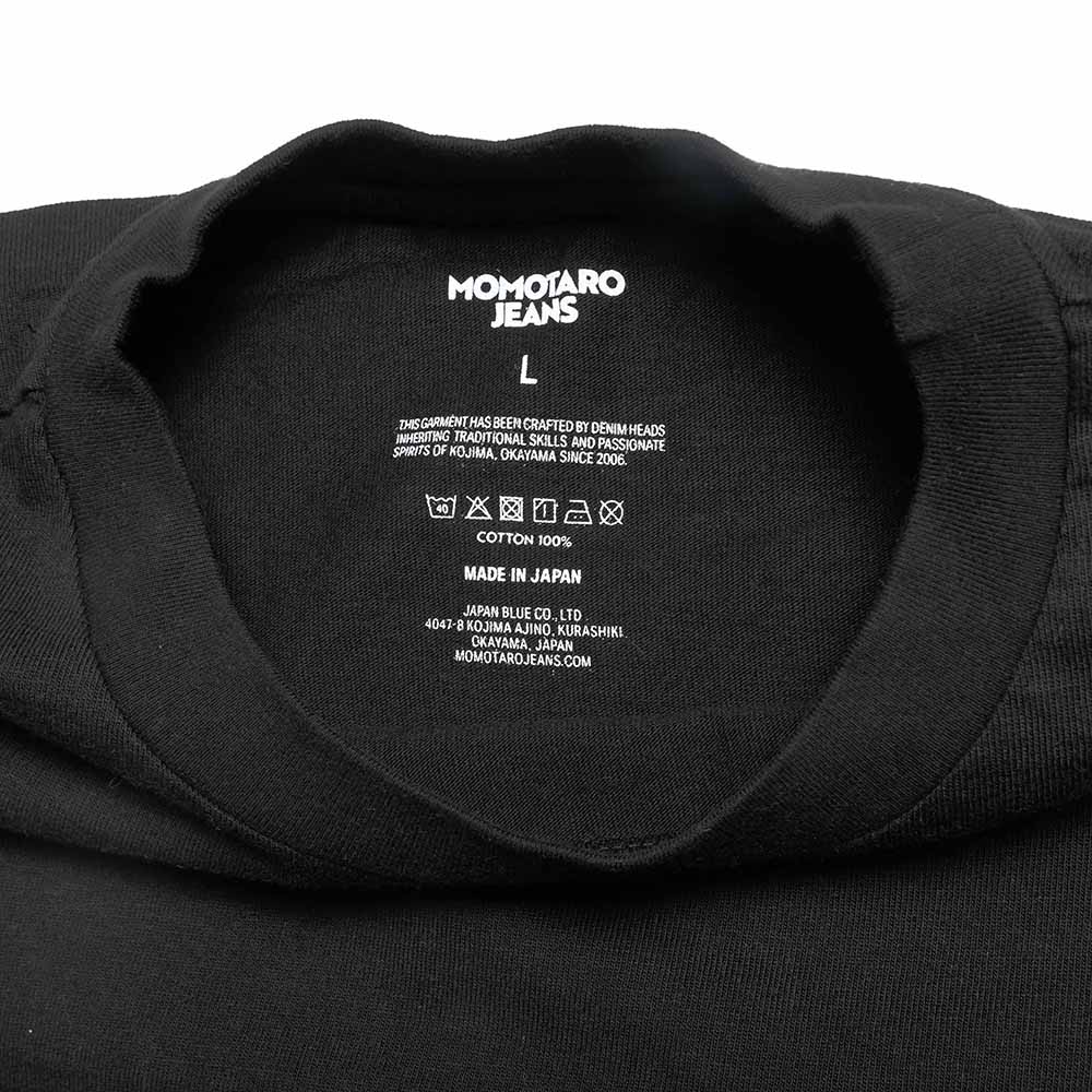 MOMOTARO JEANS - HEAVY OUNCE S/S TEE DISCHARGE PRINT - MXTS6004