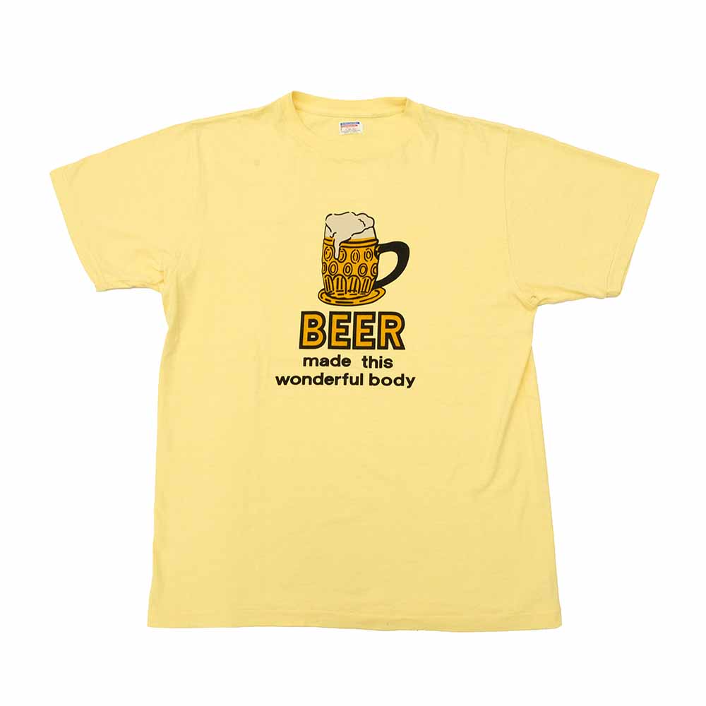 DUBBLE WORKS - Lot.33005 - S/S T-SHIRT - BEER - 33005BEE-24