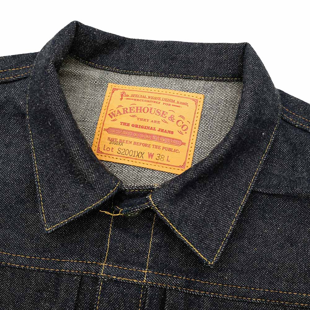 WAREHOUSE - DEAD STOCK BLUE - Lot. S2001xx (2000xx) - Denim Jacket (1946 Model) - S2001XX-1946