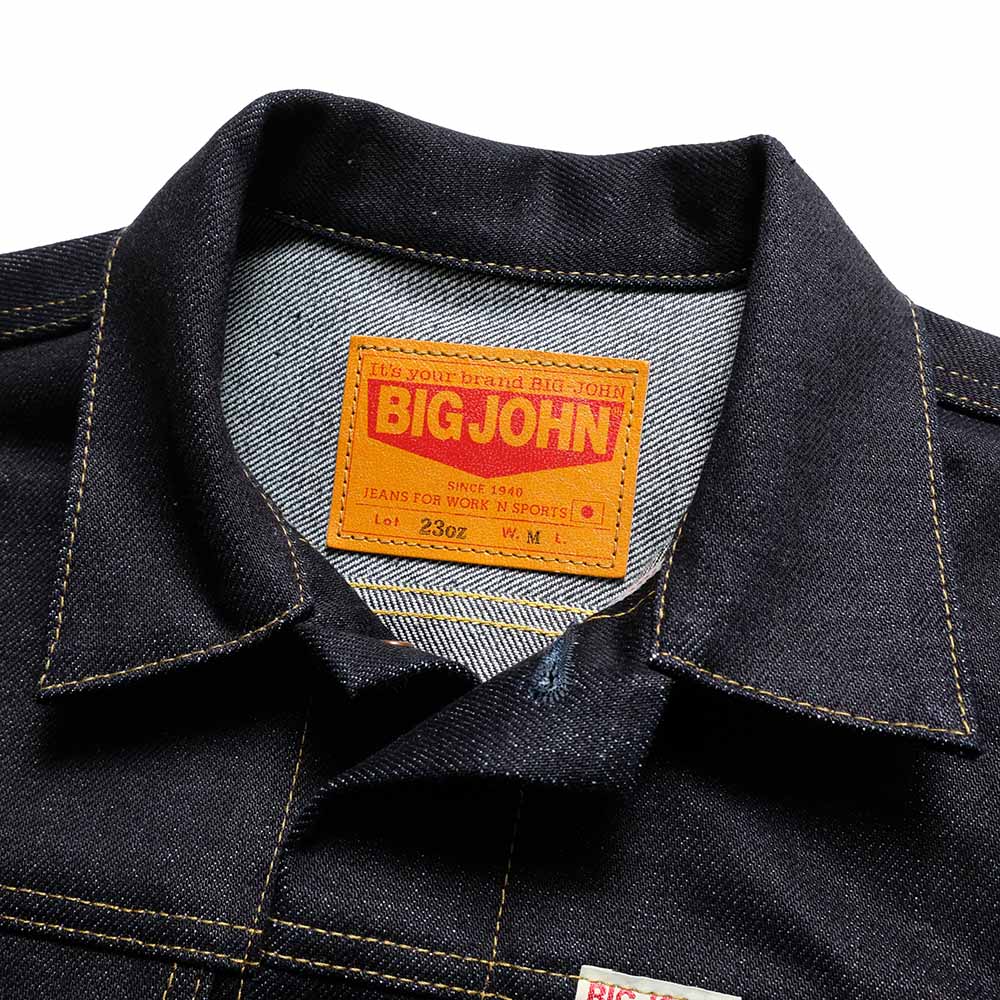BIG JOHN  - 23oz selvedge denim Jacket - M601G
