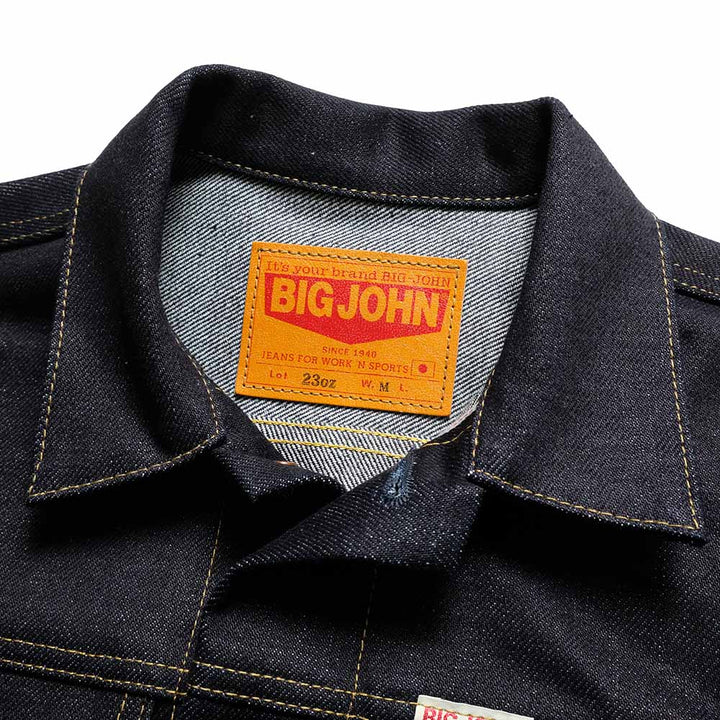 BIG JOHN  - 23oz selvedge denim Jacket - M601G