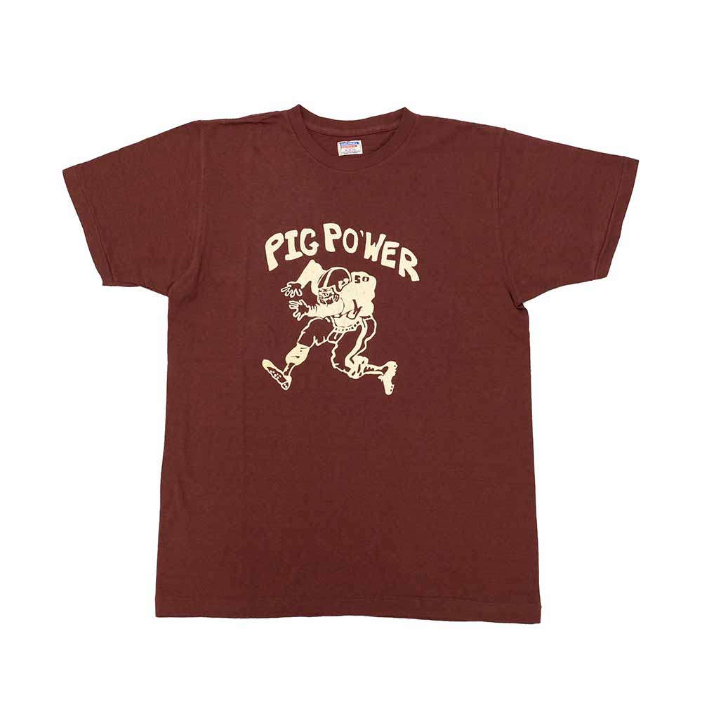 DUBBLE WORKS - Lot.33005 - S/S T-SHIRT - PIG POWER - 33005PIG-24