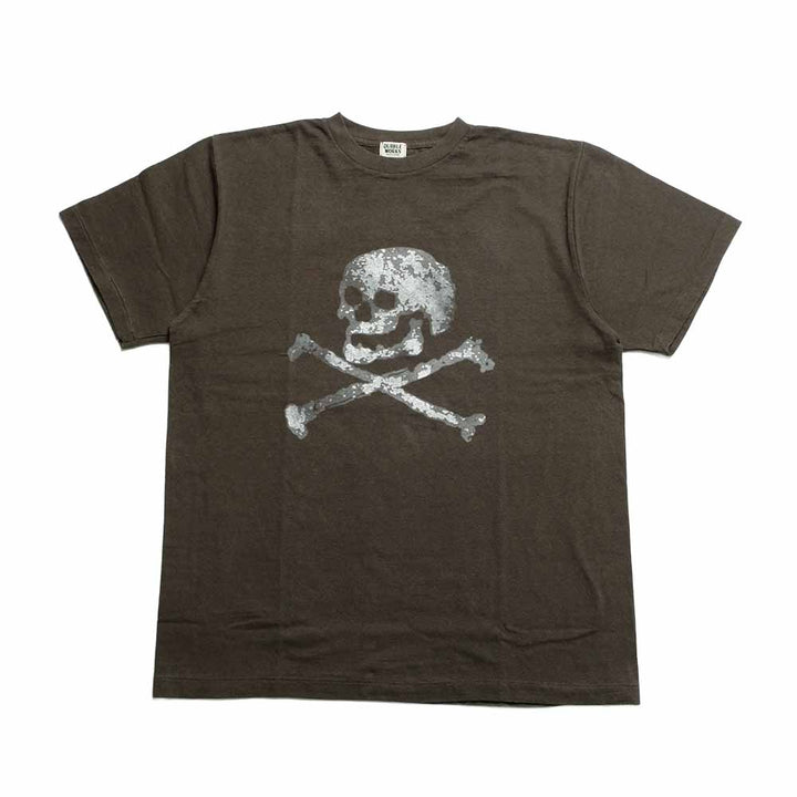 DUBBLEWORKS - Lot.33005 S/S T-SHIRT - SKULL AND BONE - 33005SKA-26