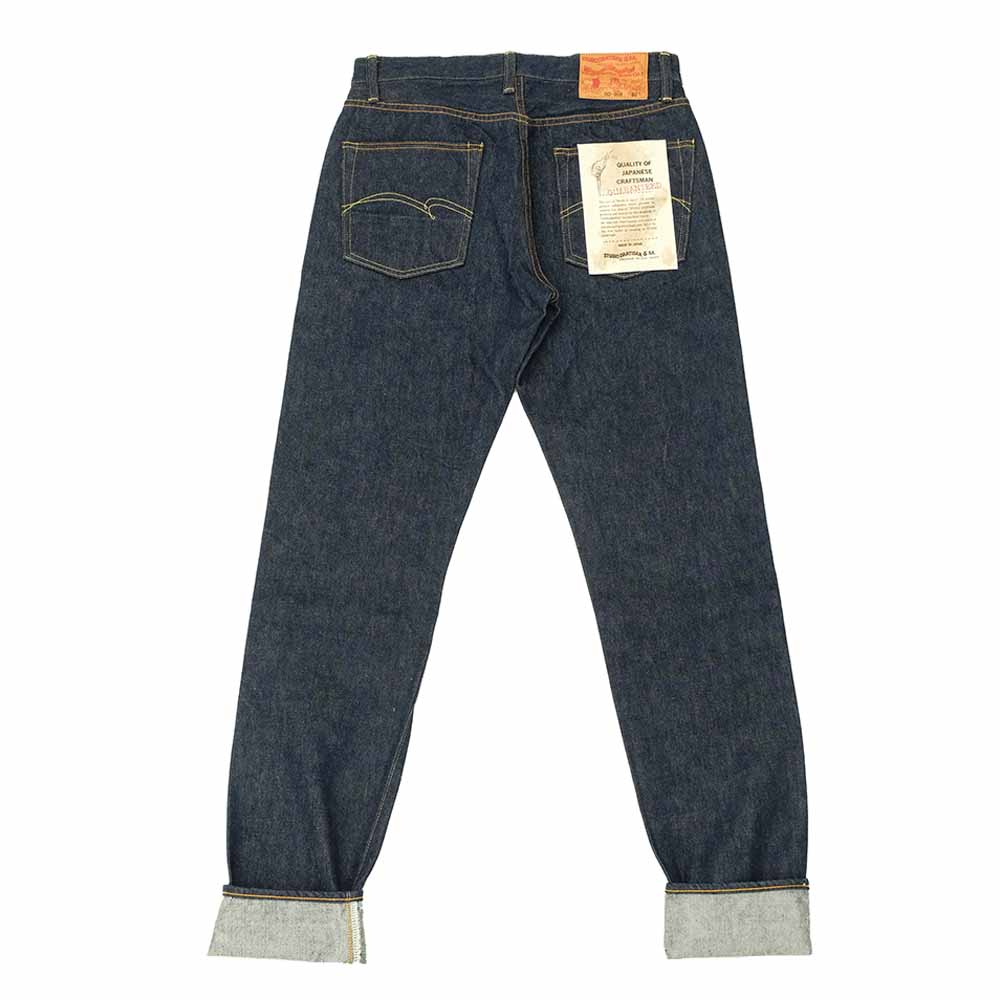STUDIO D’ARTISAN - 15oz. Natural Indigo Relaxed Tapered Jeans - SD-808