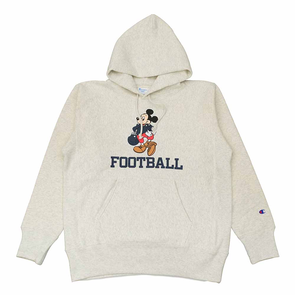 Champion - REVERSE WEAVE PULLOVER HOODED SWEATSHIRT - FOOTBALL - C3-A131