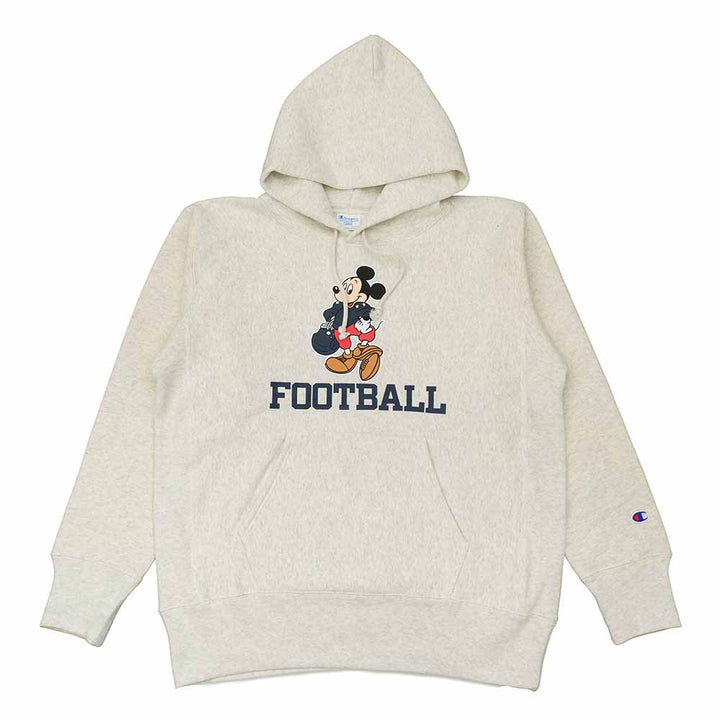 Champion - REVERSE WEAVE PULLOVER HOODED SWEATSHIRT - FOOTBALL - C3-A131