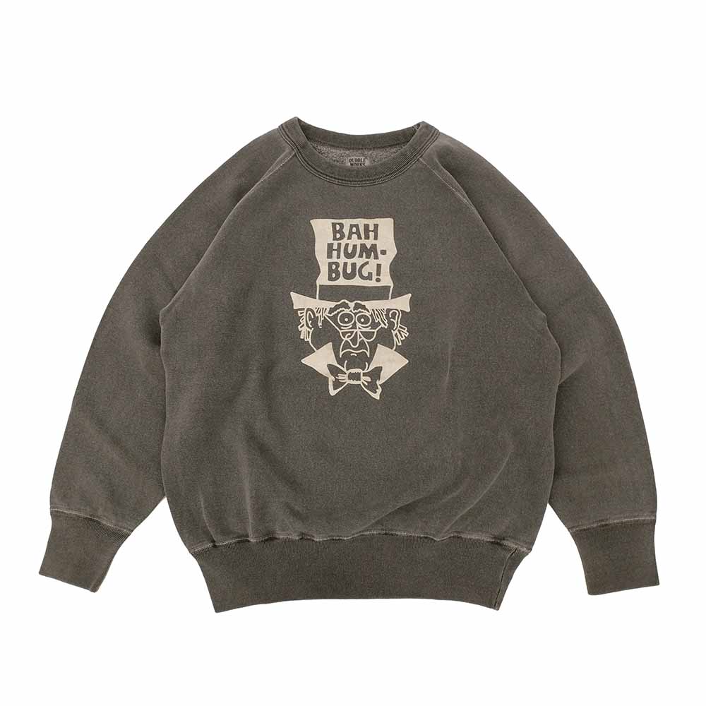 DUBBLE WORKS - RAGLAN CREW SWEAT - BAH HUM-BUG - 83003BAH-25