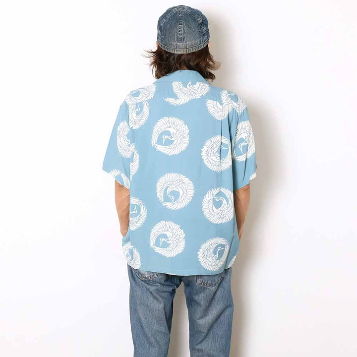 SUN SURF - RAYON HAWAIIAN SHIRT - ORIENTAL BORDER - SS39629