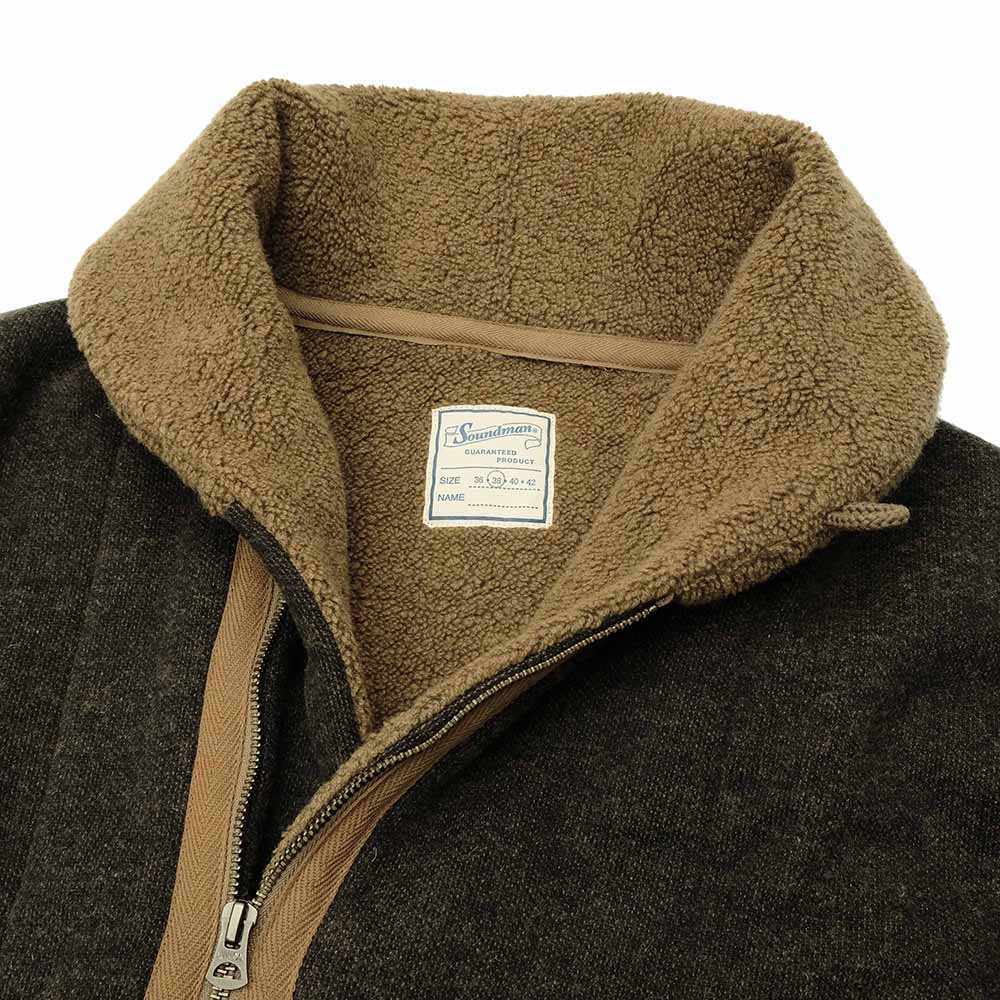 Soundman - Zip-up Jacket - Bison - 697M-359A