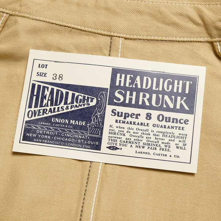 HEADLIGHT - 10oz. RANDOM HBT WORK COAT - HD15908