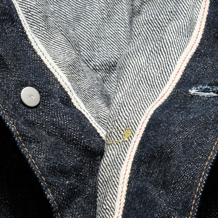 Burgus Plus - Natural Indigo - 1st Type Denim Jacket - 71928-XX