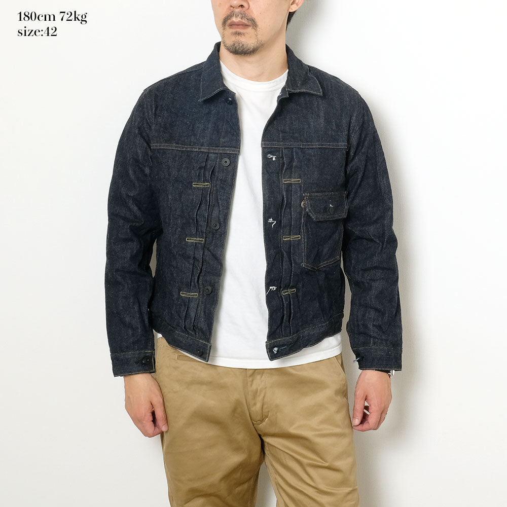 Burgus Plus - Natural Indigo - 1st Type Denim Jacket - 71928-XX