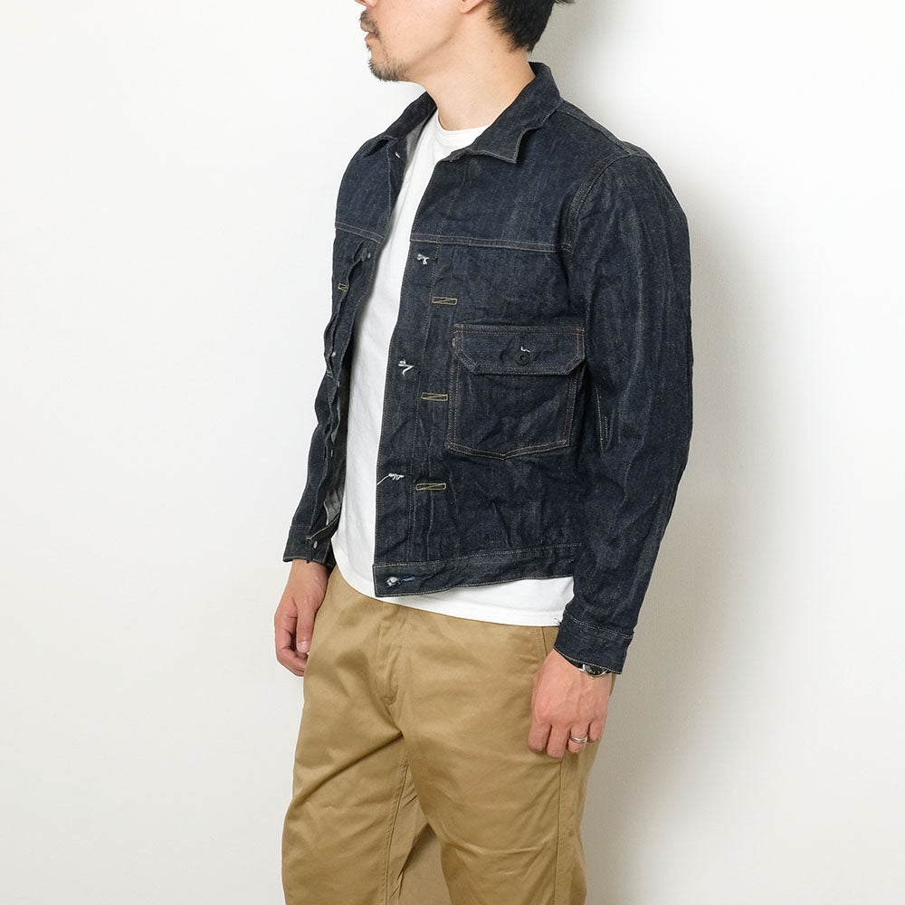 Burgus Plus - Natural Indigo - 1st Type Denim Jacket - 71928-XX