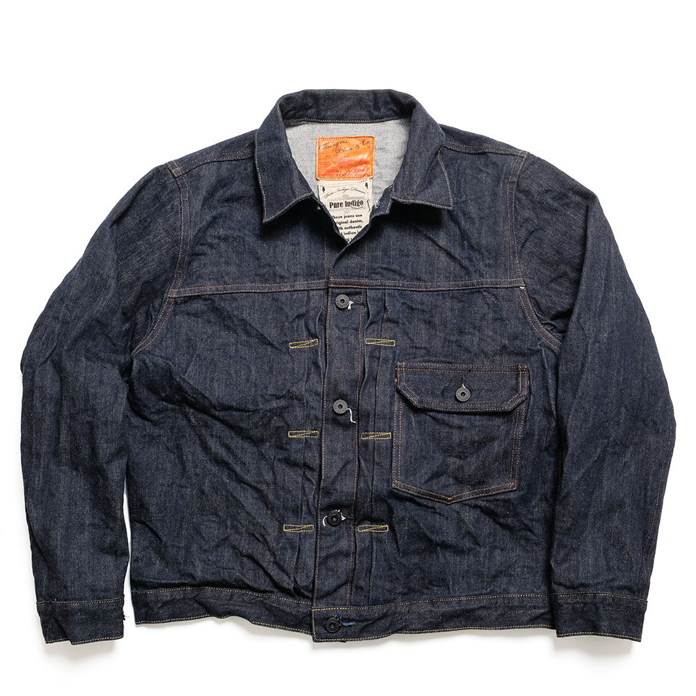 Bargus Plus & Co. デニムジャケット　71928XX サイズ38 Burgus Plus - Natural Indigo - 1st Type Denim Jacket - 71928