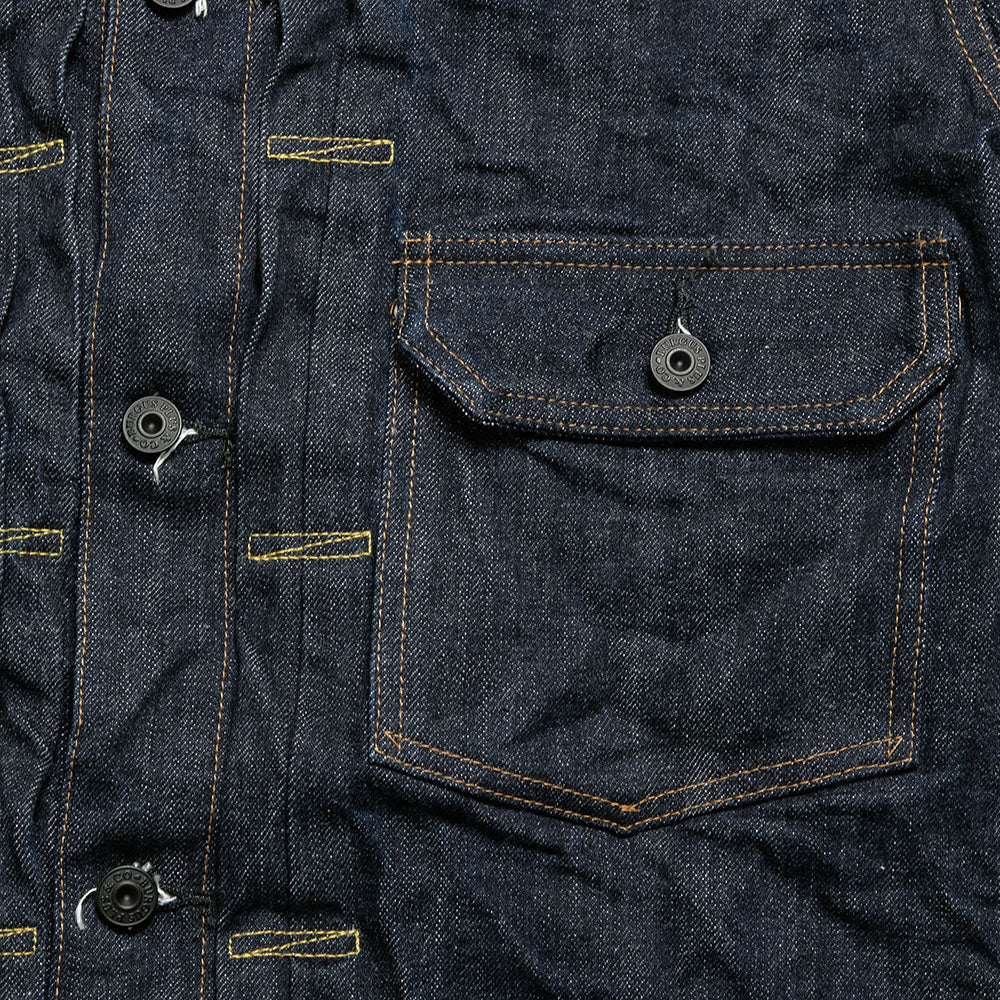 Burgus Plus - Natural Indigo - 1st Type Denim Jacket - 71928-XX