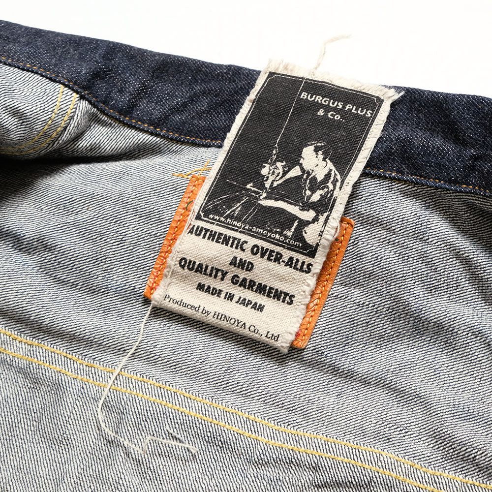 Burgus Plus ピュアインディゴデニムジャケット Burgus Plus
