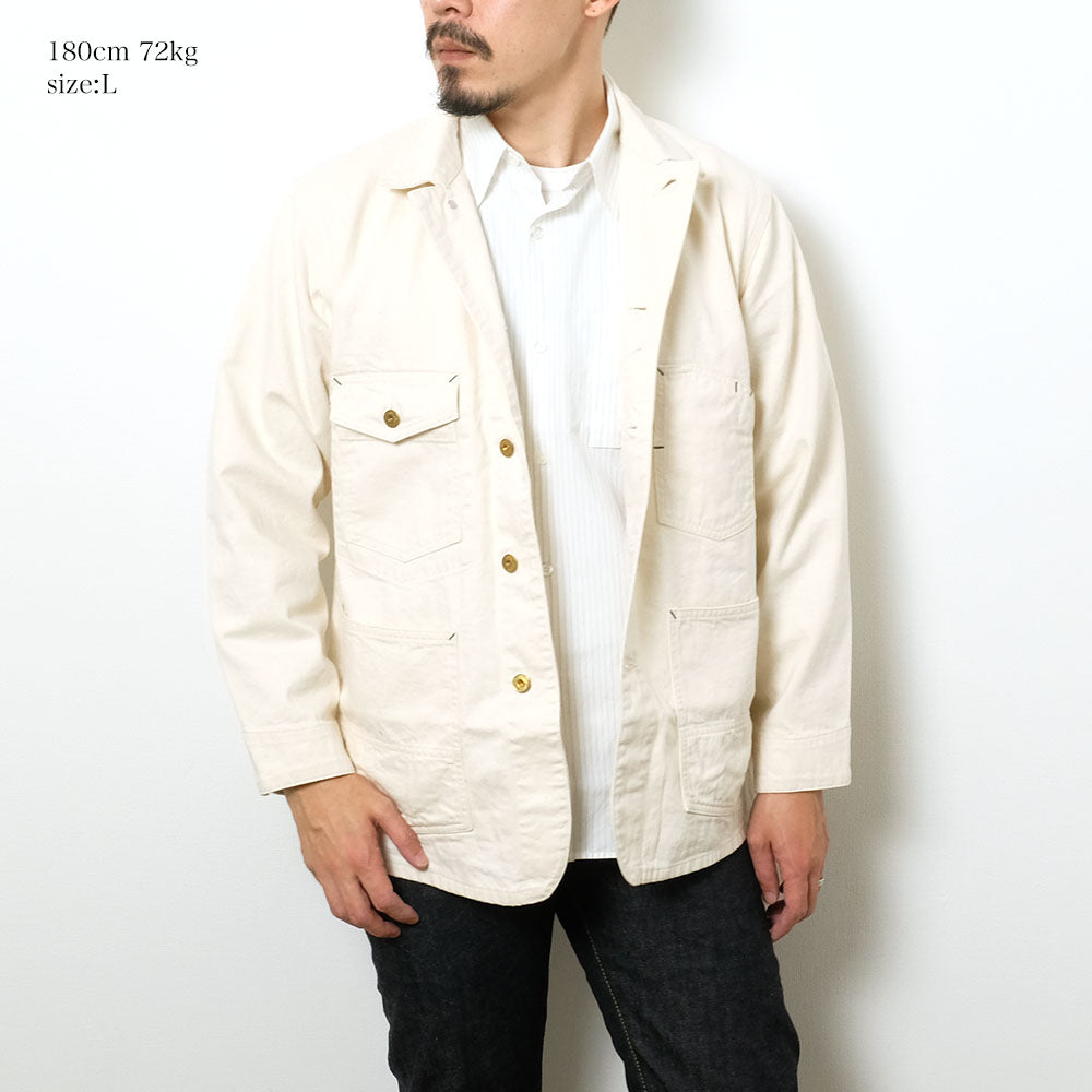 BURGUS PLUS - 11oz Unbleached Denim Coverall - 72000-10-OW