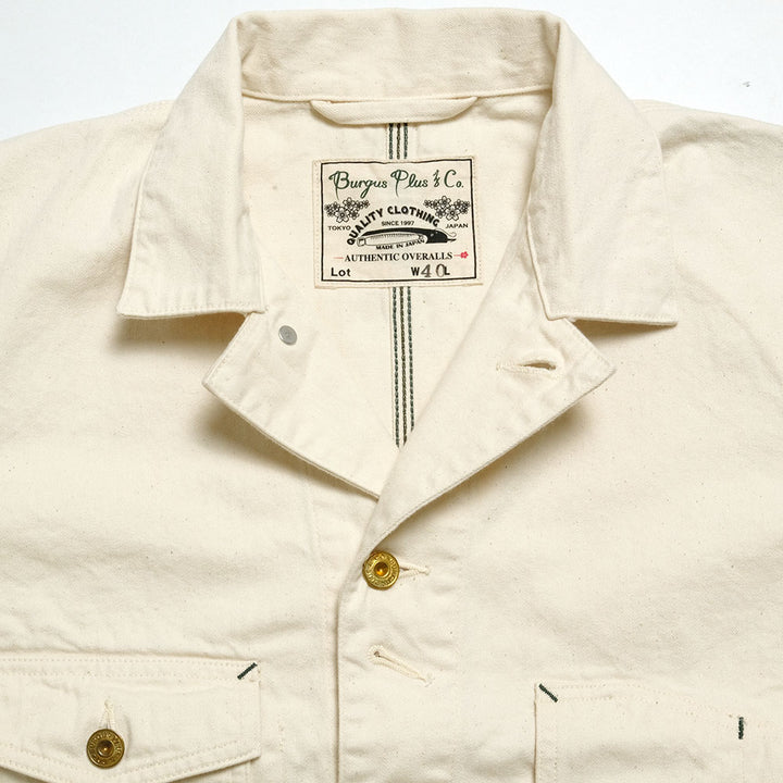 BURGUS PLUS - 11oz Unbleached Denim Coverall - 72000-10-OW