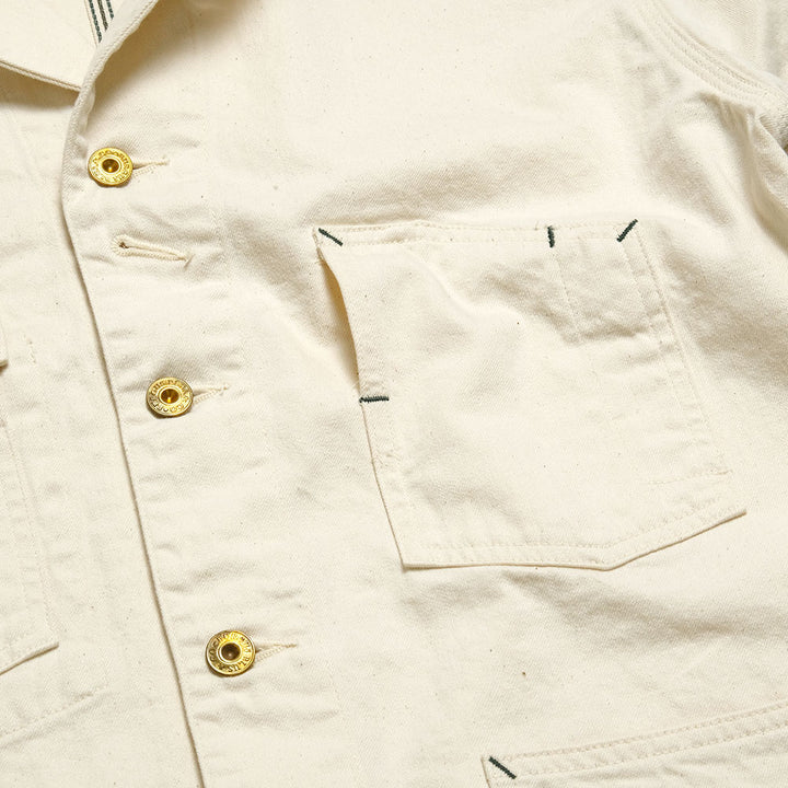 BURGUS PLUS - 11oz Unbleached Denim Coverall - 72000-10-OW