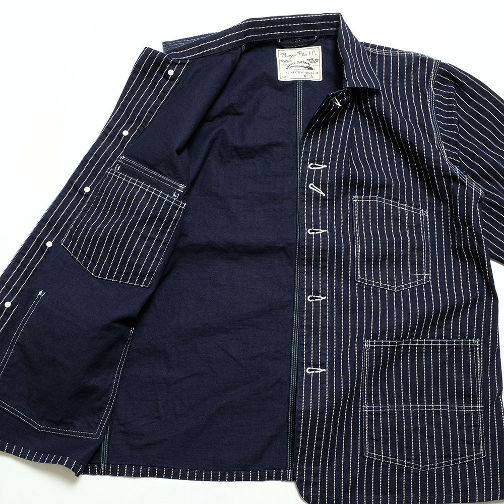 BURGUS PLUS - 12oz. Wabash Stripe Coverall - 72000-WB