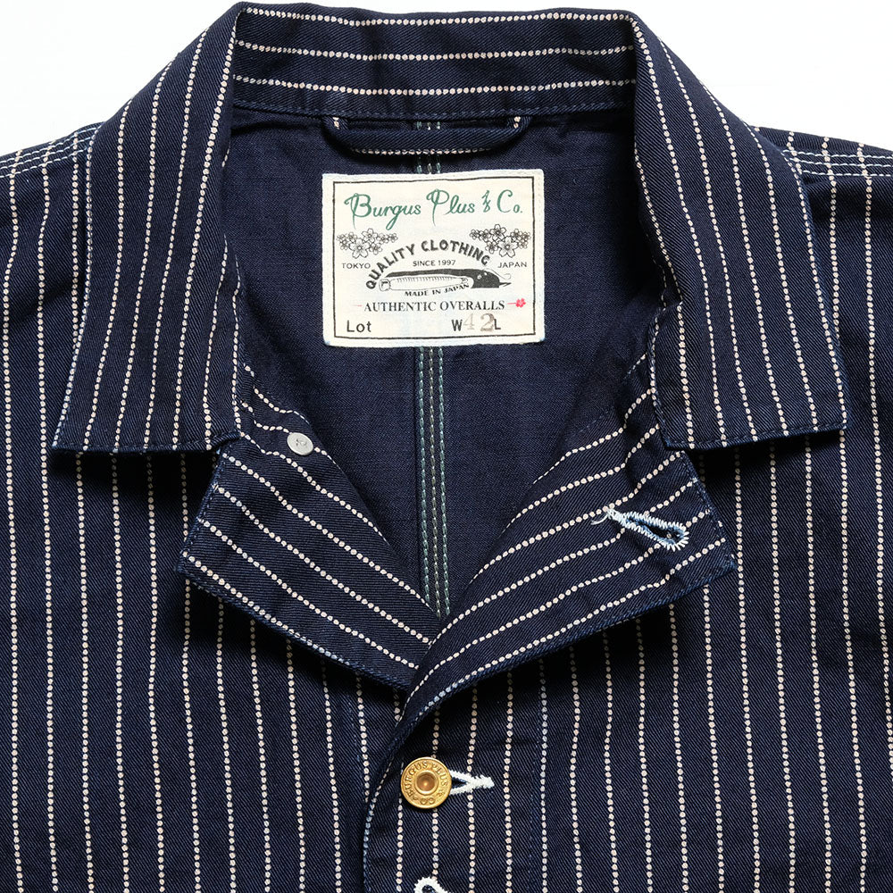 BURGUS PLUS - 12oz. Wabash Stripe Coverall - 72000-WB