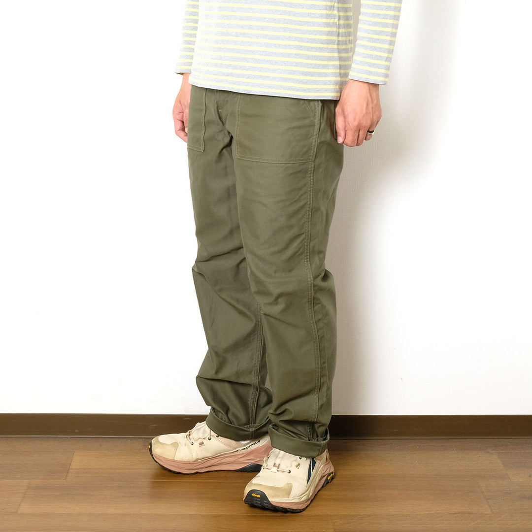 IRON HEART - Sulfur-Dyed Back Satin Baker Pants - 744