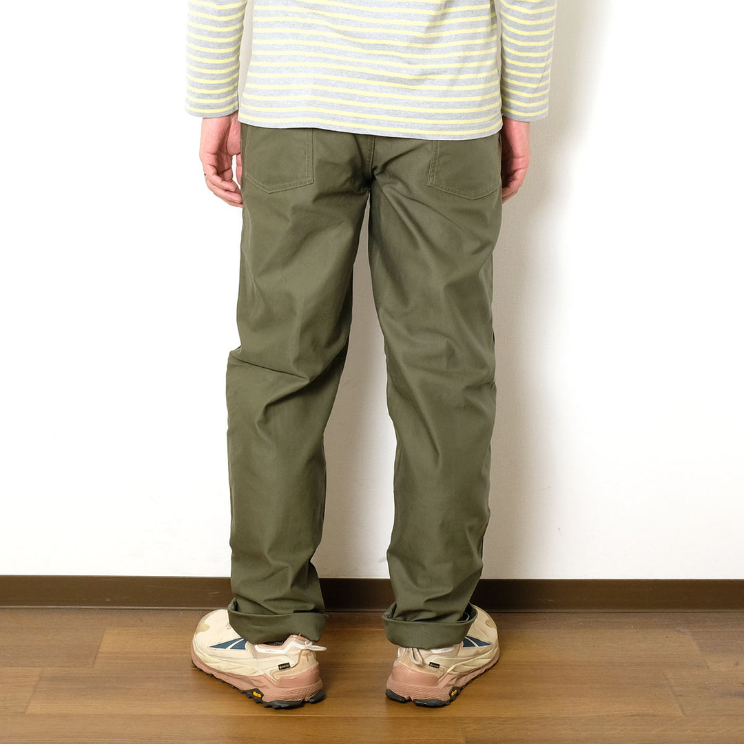 IRON HEART - Sulfur-Dyed Back Satin Baker Pants - 744