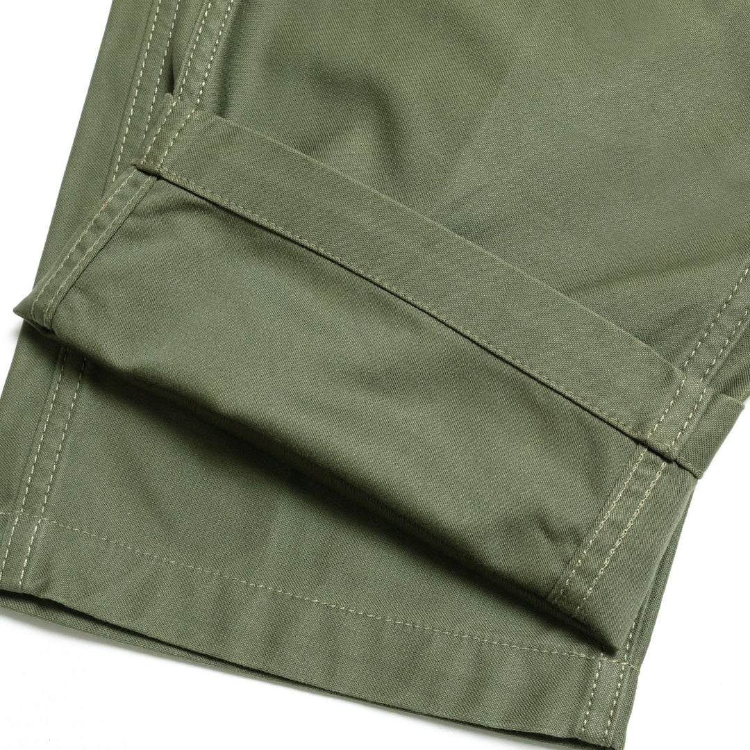 IRON HEART - Sulfur-Dyed Back Satin Baker Pants - 744