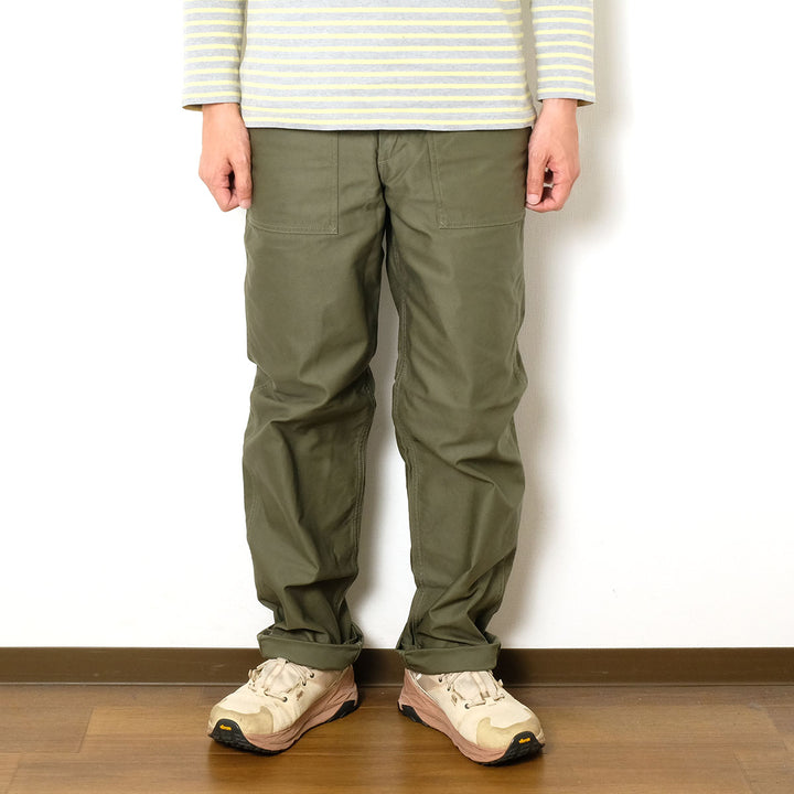 IRON HEART - Sulfur-Dyed Back Satin Baker Pants - 744