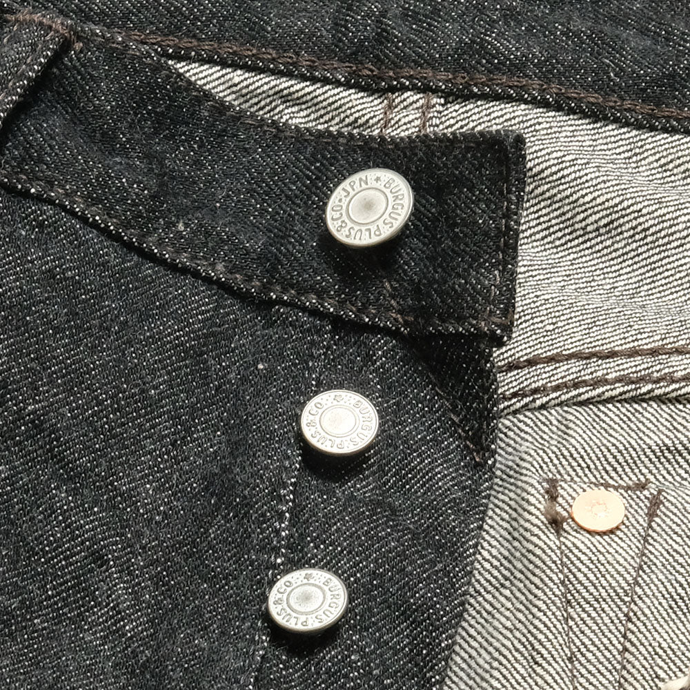 BURGUS PLUS - Lot.771 - 15oz Selvedge Black Denim - Standard Jeans - 771-09