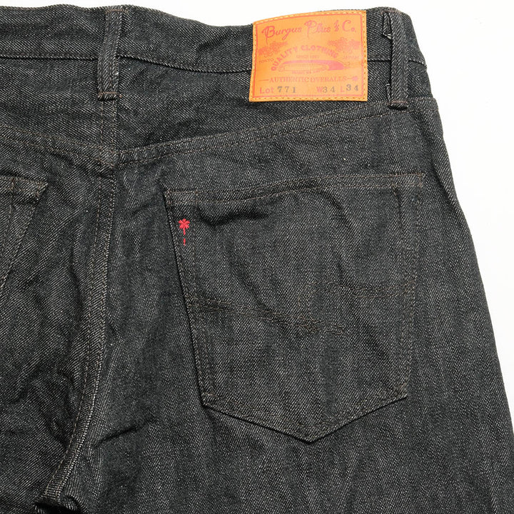 BURGUS PLUS - Lot.771 - 15oz Selvedge Black Denim - Standard Jeans - 771-09