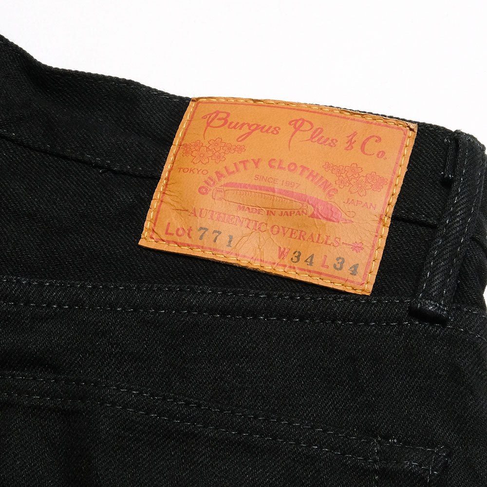 BURGUS PLUS - Lot.771 - 15oz Selvedge Black x Black Denim - Standard Jeans - 771-99