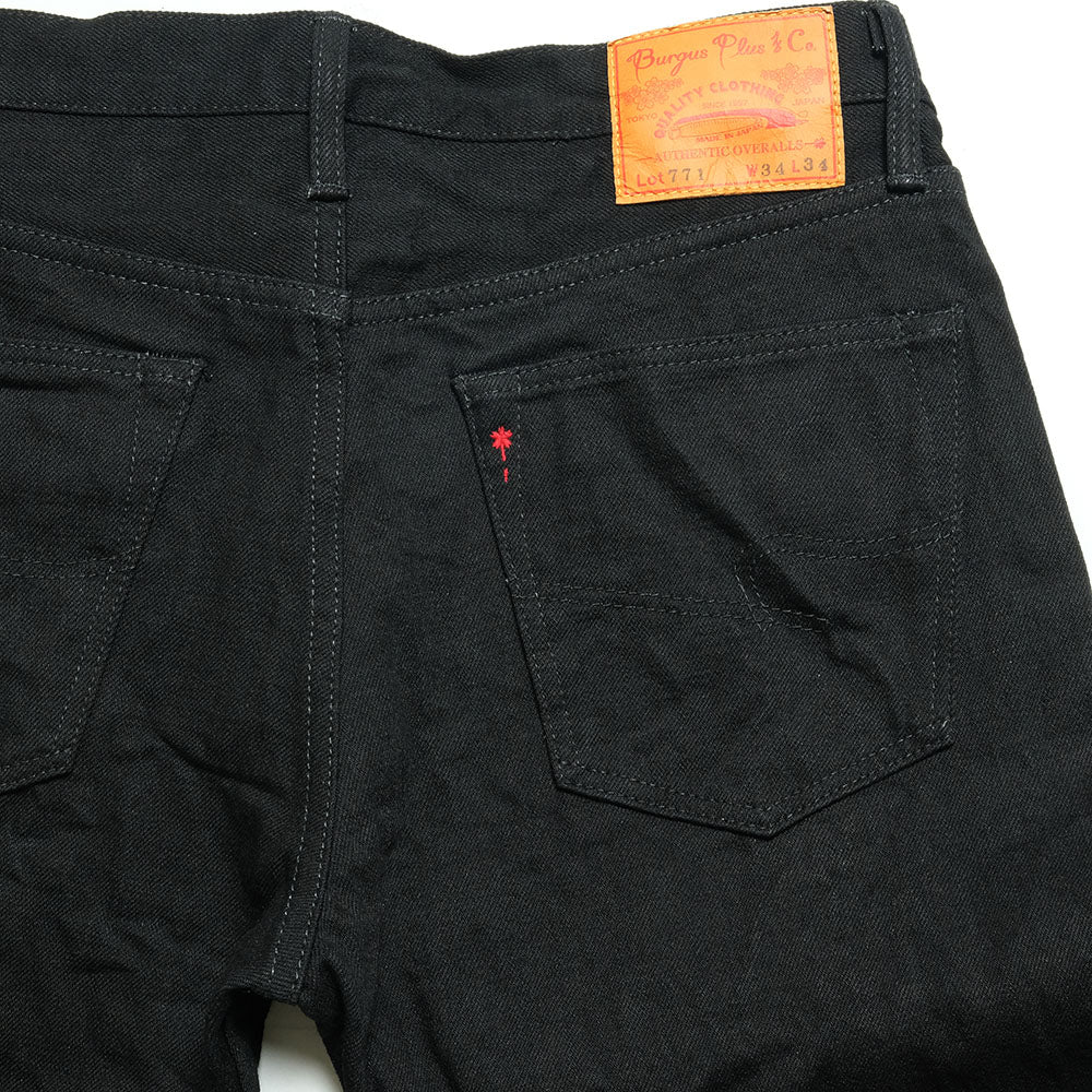 BURGUS PLUS - Lot.771 - 15oz Selvedge Black x Black Denim - Standard Jeans - 771-99