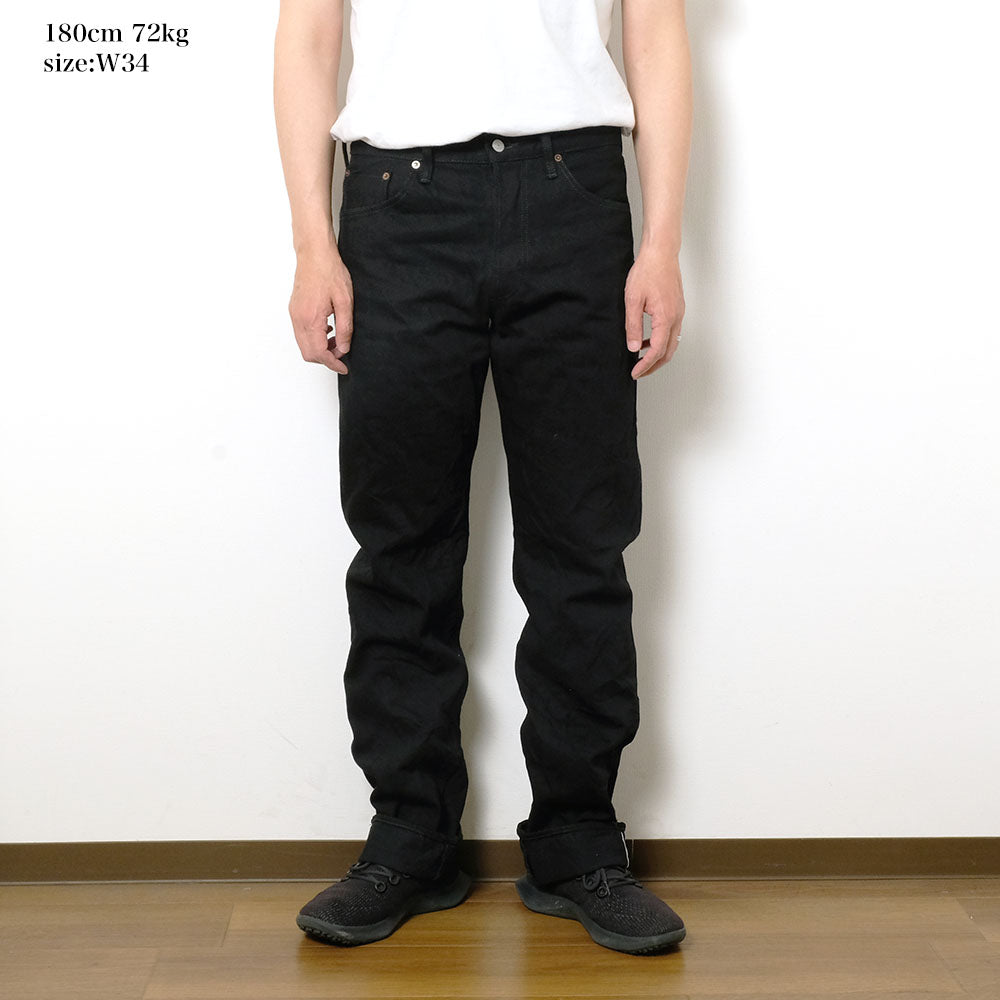 BURGUS PLUS - Lot.788 Regular Fit Straight - 15oz Selvedge Black x Black Denim - 788-99