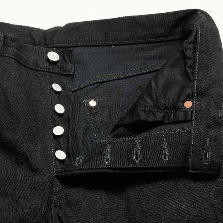 BURGUS PLUS - Lot.788 Regular Fit Straight - 15oz Selvedge Black x Black Denim - 788-99