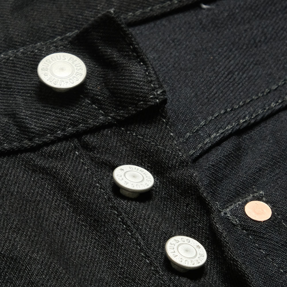BURGUS PLUS - Lot.788 Regular Fit Straight - 15oz Selvedge Black x Black Denim - 788-99