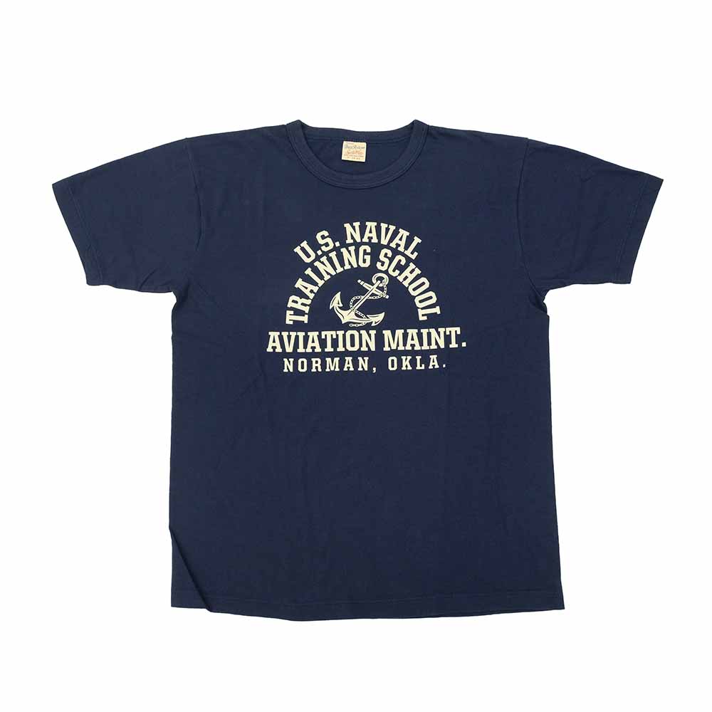 BUZZ RICKSON'S - GOVERNMENT ISSUE T-SHIRT - U.S. NAVAL TRAINING SCHOOL - BR79573