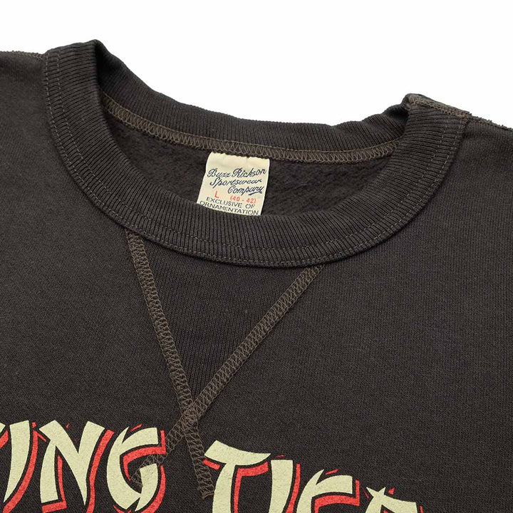 BUZZ RICKSON'S - SET-IN CREW SWEAT - FLYING TIGERS - BR69697