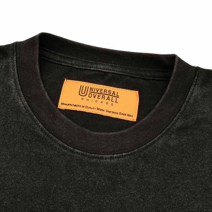 UNIVERSAL OVERALL - CHEMCIAL WASH - PRINT T-SHIRT - OLD ENGLISH LOGO - U2523210