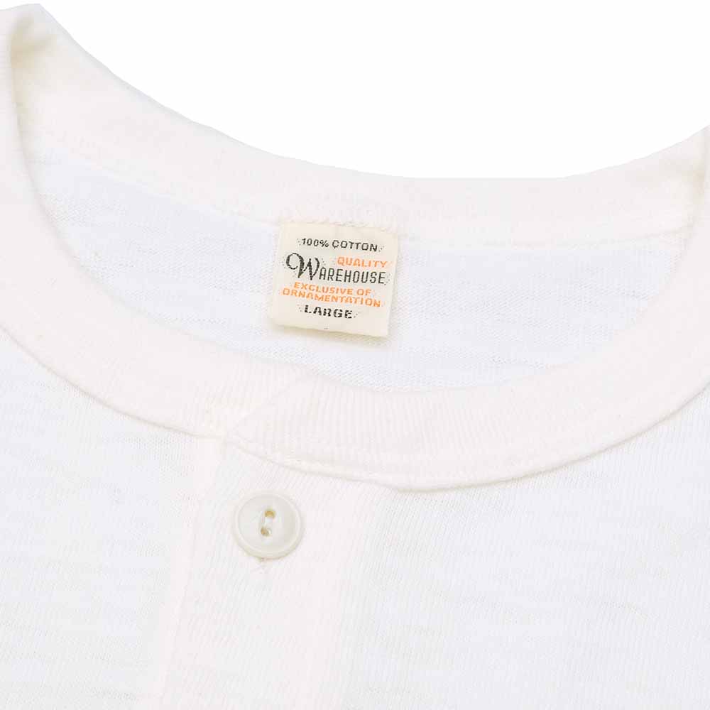 Warehouse - Lot.4601 HENLEY NECK T-SHIRT - 4601HE-25
