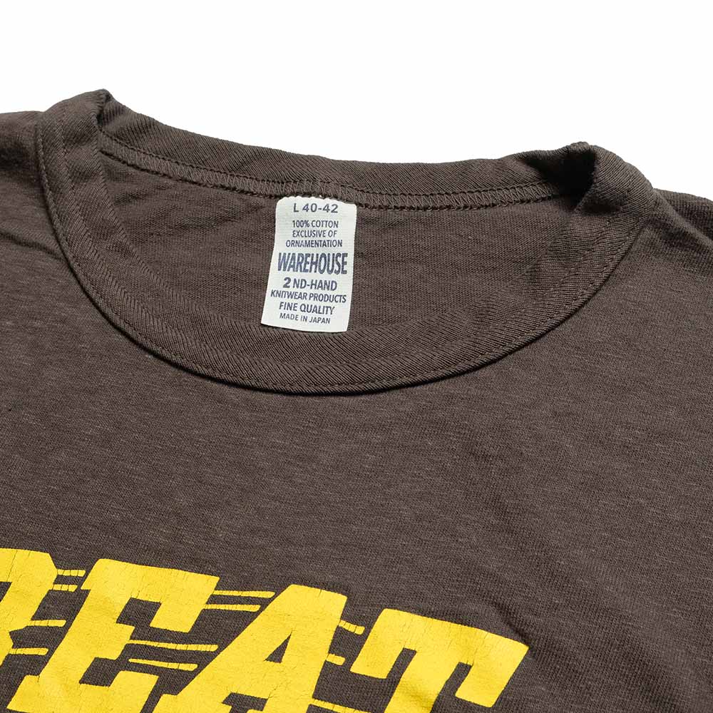WAREHOUSE - 2ND HAND SERIES - Lot.4064 - S/S T-SHIRTS - BEAT NAVY - 4064BEA-26
