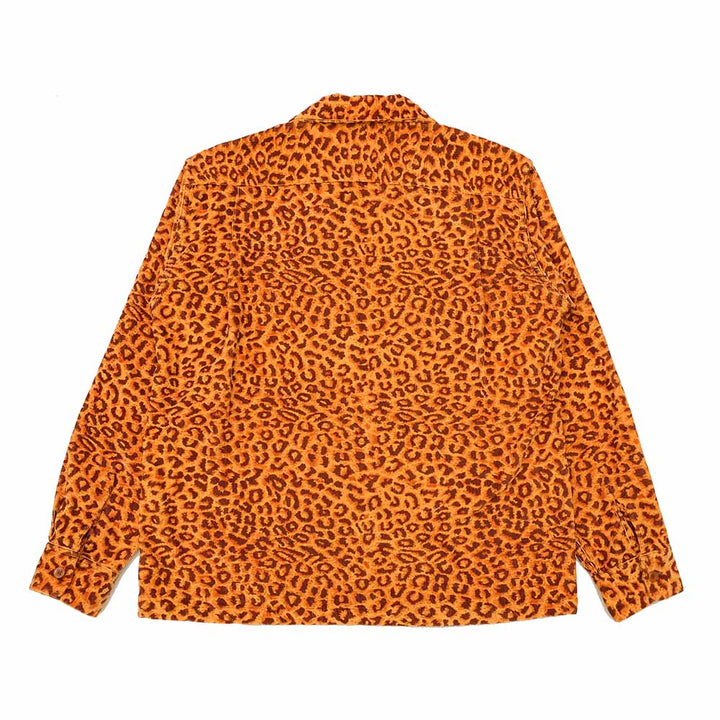STYLE EYES - Late 1950s Style Corduroy Sports Shirt - LEOPARD - SE29173