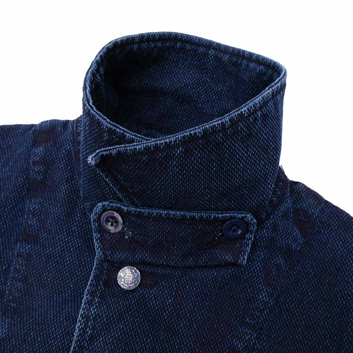 Soundman - Coverall Jacket - Birmingham - Indigo Dyed SASHIKO - 3740-655A