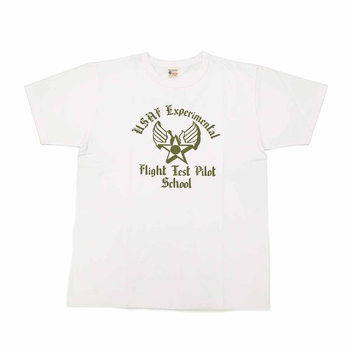 BUZZ RICKSON'S - S/S T-SHIRT - USAF TEST PILOT SCHOOL - BR79621