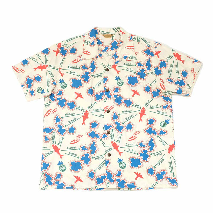 SUN SURF - COTTON BROAD OPEN SHIRT - ROUND TRIP - SS39505